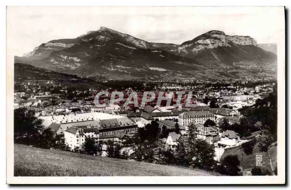 Chambéry — Ansicht in Richtung Casernées und Nivolet (1553 m.) — Réal-Pho (48) - Vorderseite