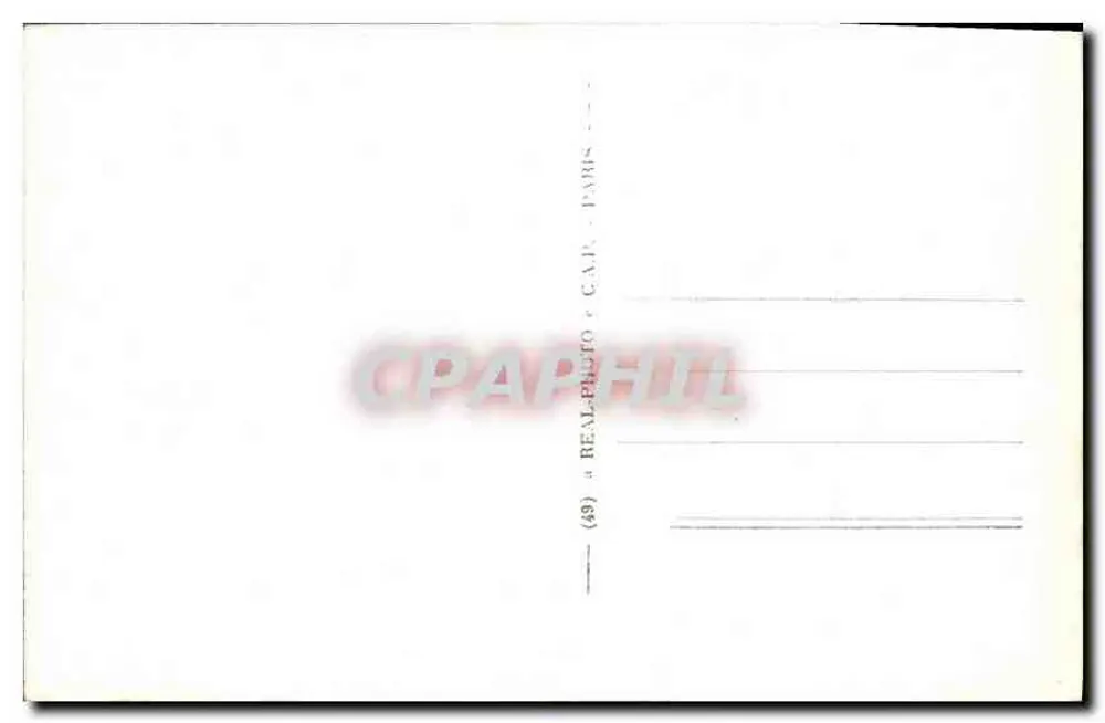 Chambéry - Castelo de la Battie — editor Beal-Photo, Paris - Verso