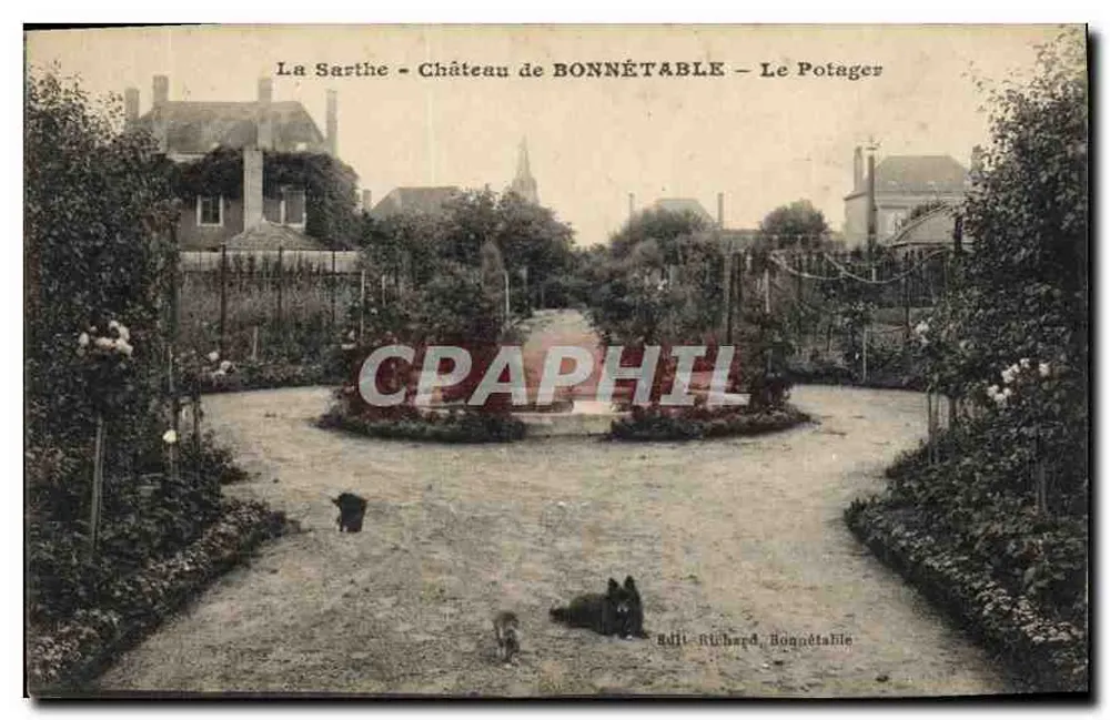 La Sarthe - Kasteel van BONNÉTABLE - Het Tuin — Adil-Richard, Bonnétabelle - Voorkant