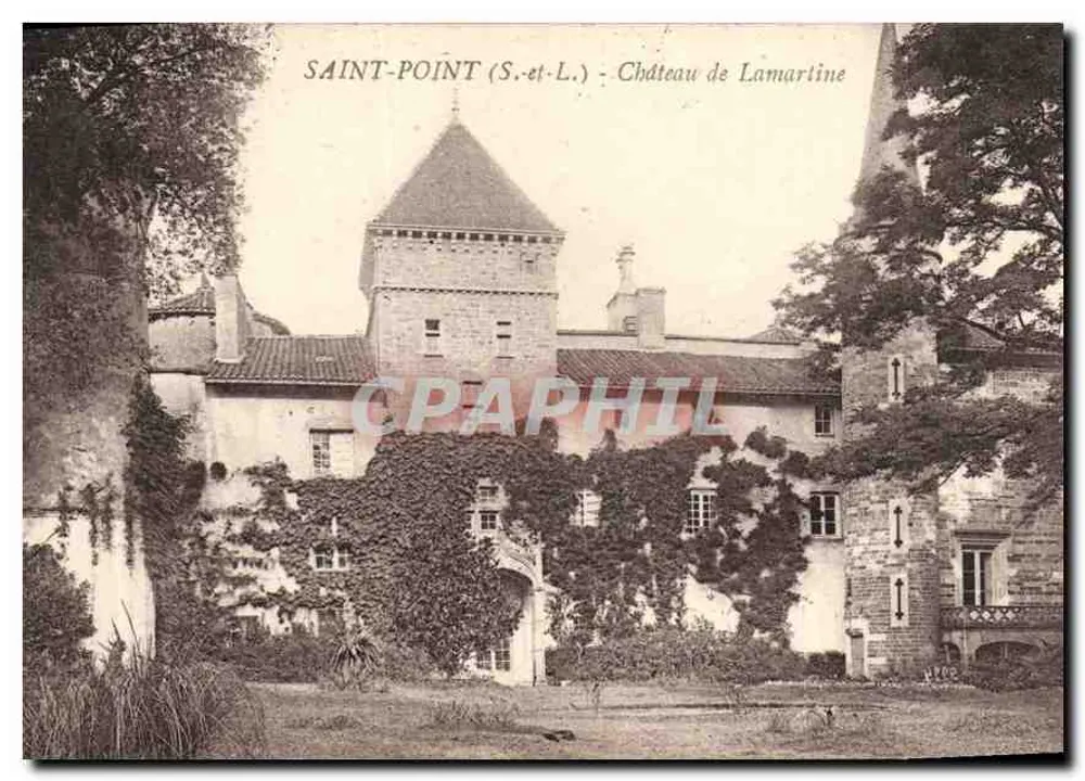 Saint-Point (S.-et-L.) - Castillo de Lamartine - Anverso