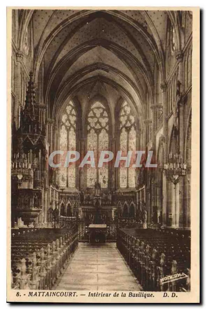 Mattaincourt — Interior da Basílica — D.D. Moderma - Frente