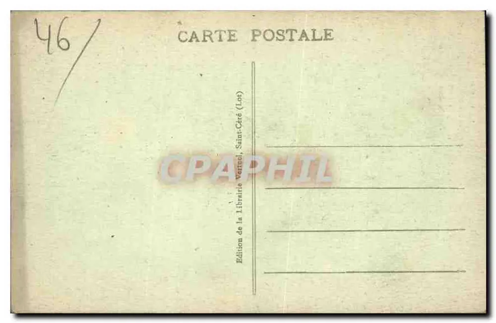 Grotte de PRESQUE bei St-Céré — Salle des Cierges — Le Lot illustré n°47 - Rückseite