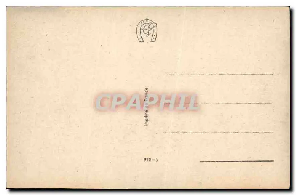 Cena fluvial com barcos — Impressão Graphphil — n° 920-3 - Verso