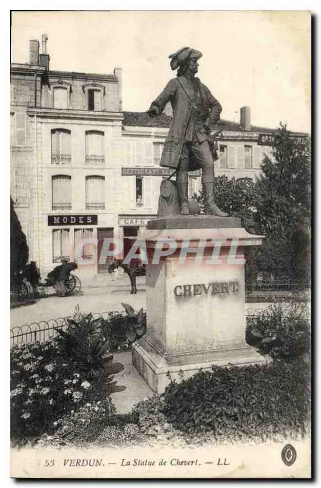 Verdun — A Estátua de Cheverl — LL - Frente