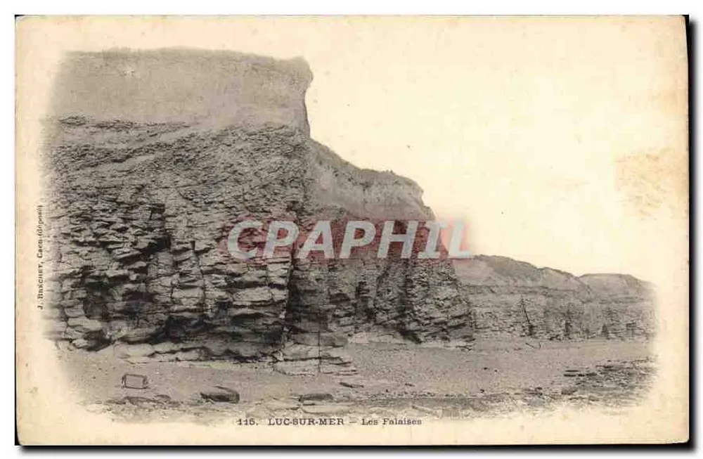 Luc-sur-Mer — As Falésias — J. Blaçon, Céret (dép. 66) - Frente