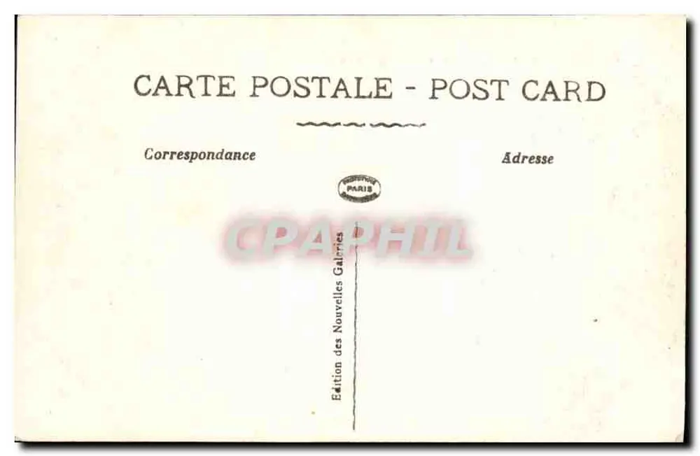 Batalla de VERDUN — Ruinas de la Iglesia de Fleury — Edición de las Nouvelles Galeries - Reverso