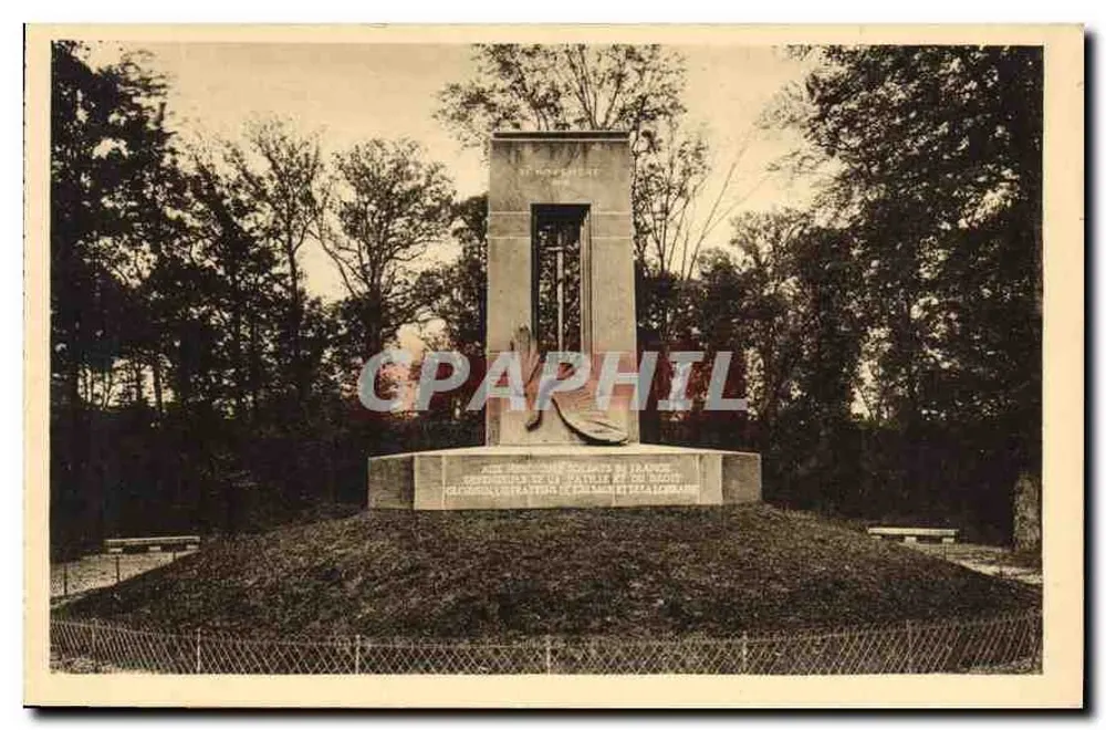 Monumento de la Armistad — Clairière del « Matin » — Bosque de Compiègne — de Ed. Brandt - Anverso
