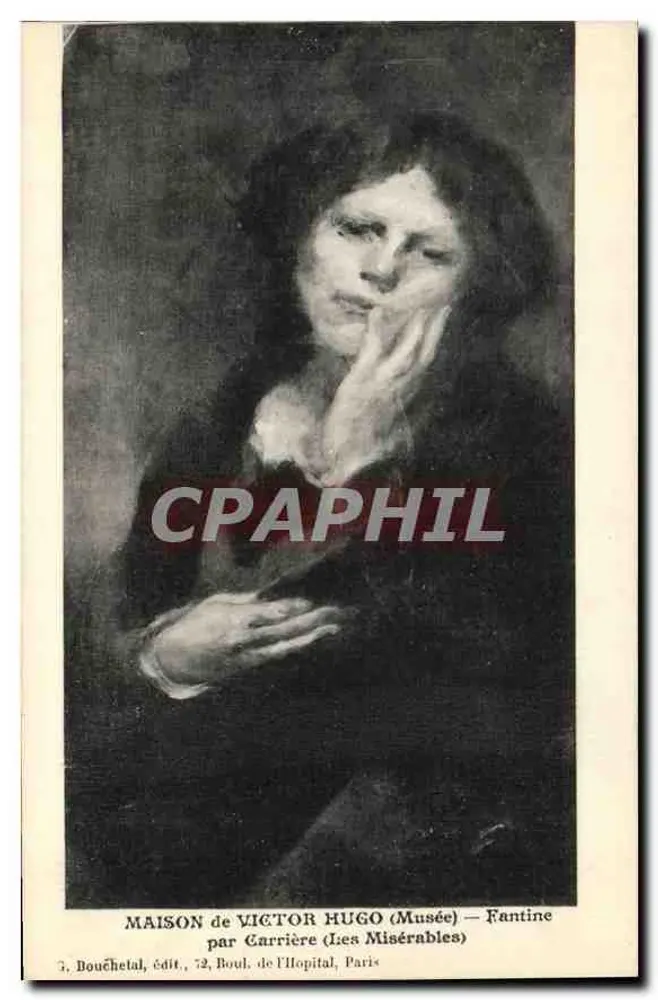 Fantine — Haus von Victor Hugo (Museum) — von Carrière (Les Misérables) - Vorderseite