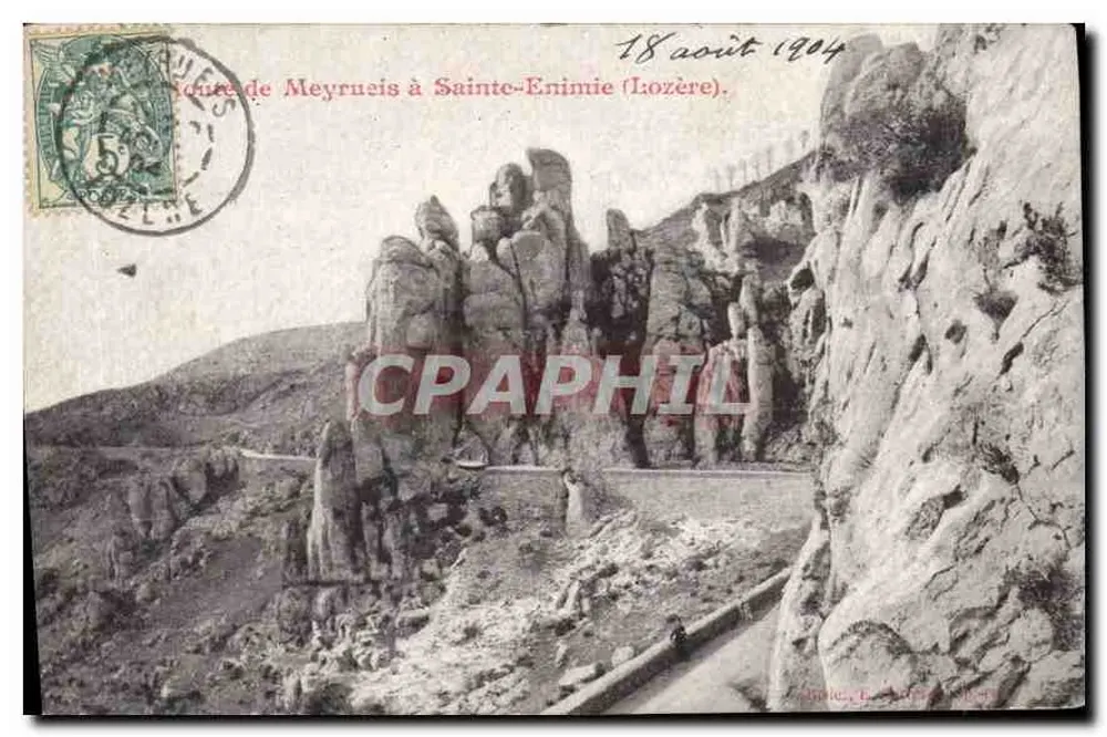 Ansicht von Meyrueis bis Sainte-Enimie (Lozère) — Verlag: Marcel & Cie, Nr. 137 - Vorderseite