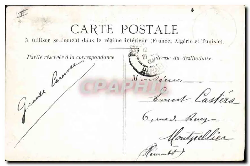 Ansicht von Meyrueis bis Sainte-Enimie (Lozère) — Verlag: Marcel & Cie, Nr. 137 - Rückseite