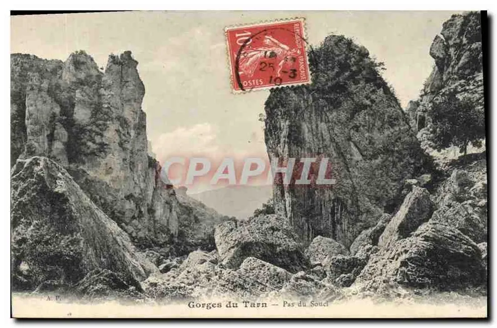 Gorges do Tarn — Pas du Souci — A. P. - Frente