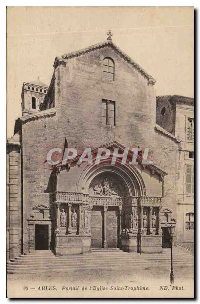 Arles — Portal der Kirche Saint-Trophime — ND. Phot. - Vorderseite
