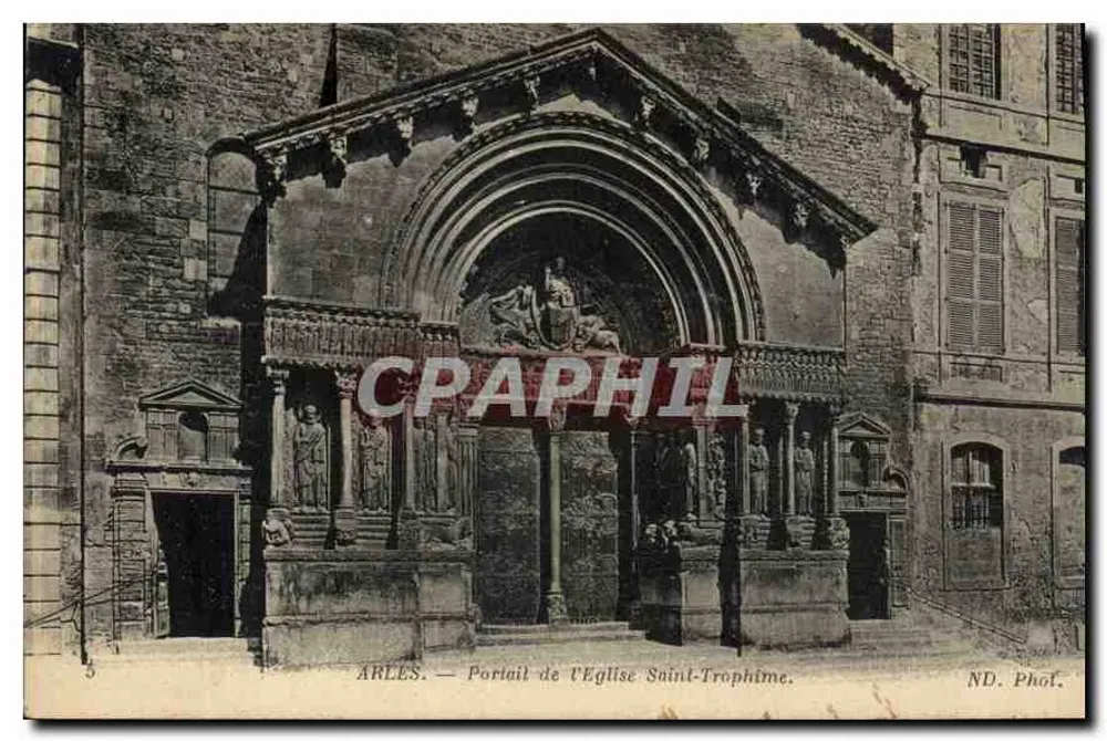 Arles — Portal der Kirche Saint-Trophime — ND. Fot. - Vorderseite