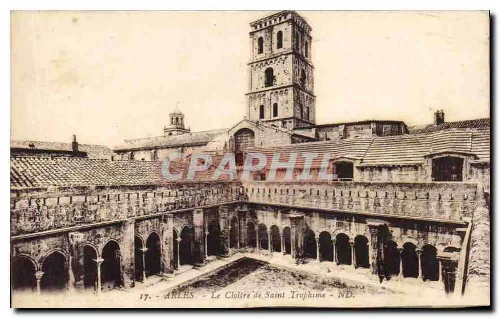 Arles — O Claustro de São Trofimé — ND. - Frente