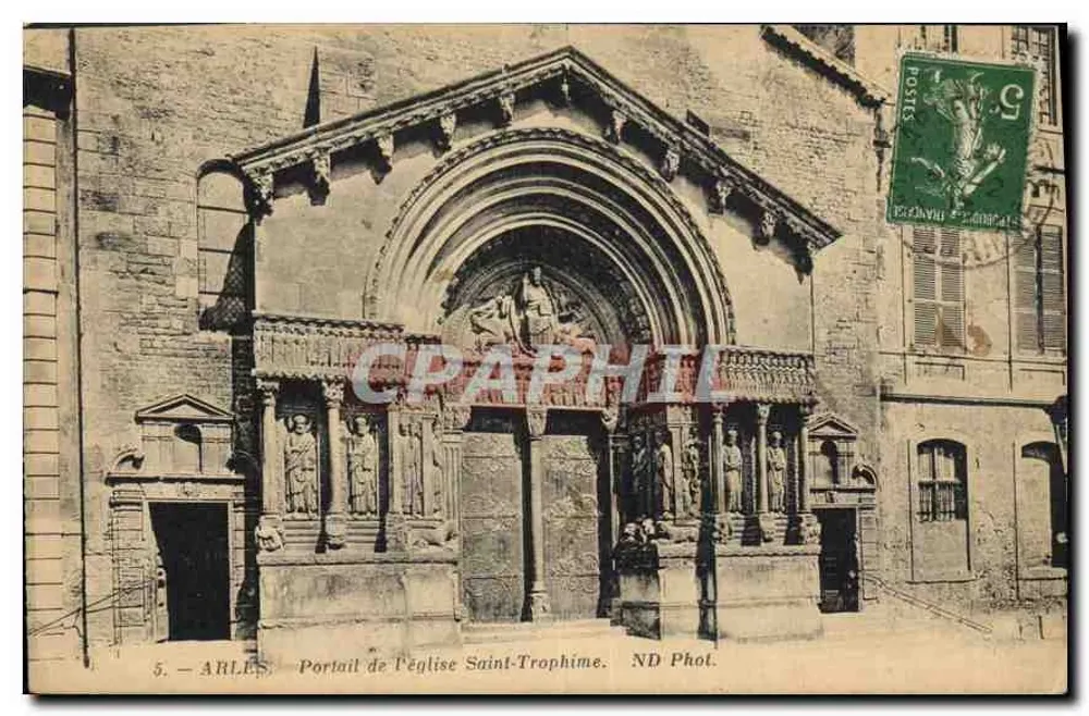 Arles — Portal der Kirche Saint-Trophime — ND Phot. - Vorderseite