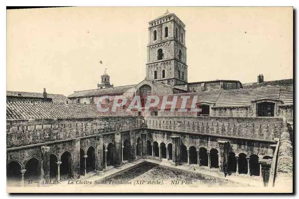 Arles — O Claustro Santo Profeta (século XI) — ND Fot. - Frente