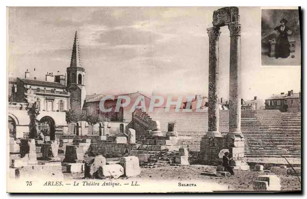 Arles — O Teatro Antigo — LL. — Selecta - Frente