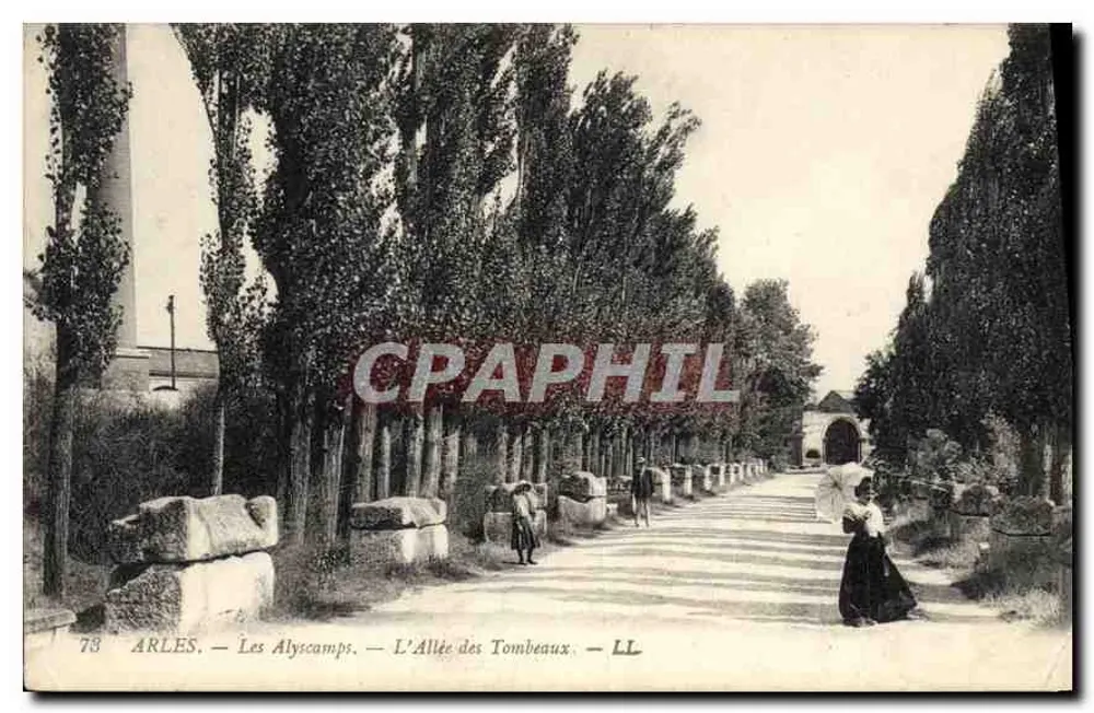 Arles — Les Alyscamps — L'Allée des Tombeaux — LL - Frente