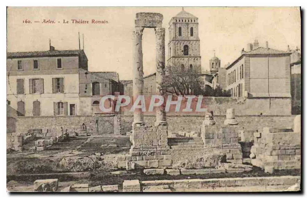 Arles - O Teatro Romano — editor Pagegphild, Paris, n° 160 - Frente