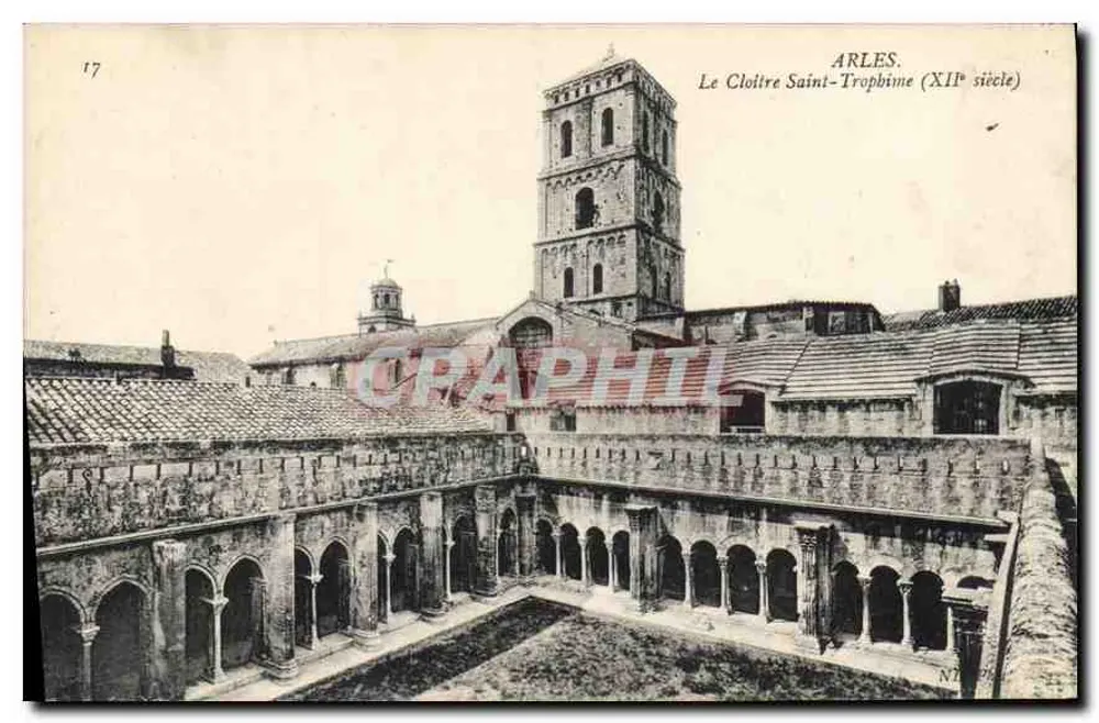 Arles. O Claustro de São Trofiméu (século XI) - Frente