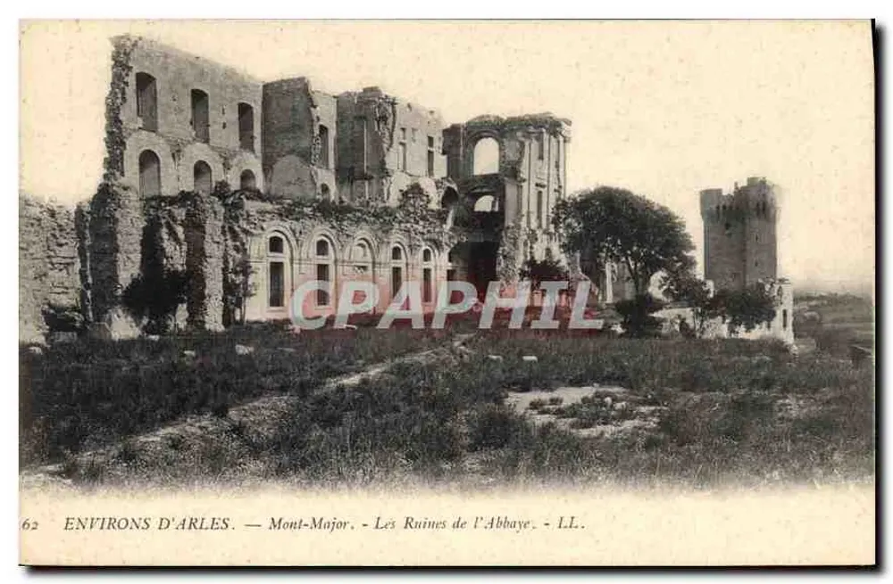 Umgebung von Arles — Mont-Major — Ruinen der Abtei — LL. - Vorderseite