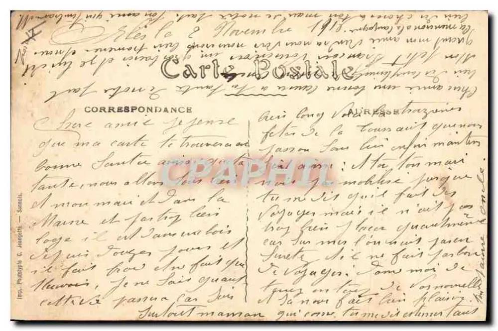 Arles — Les Aliscamps, Les Tombeaux des Consuls — Edição Lagrange, Arles - Verso
