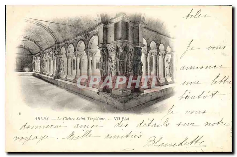 Arles — O Claustro de São Trofimé — ND Pbot - Frente