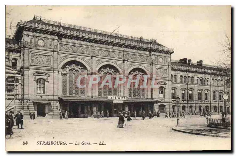 Estrasburgo — A Estação — LL. — n°84 - Frente