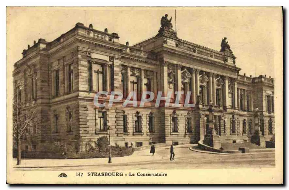 Estrasburgo - O Conservatório — editor Ch. Allancienne, n° 147 - Frente