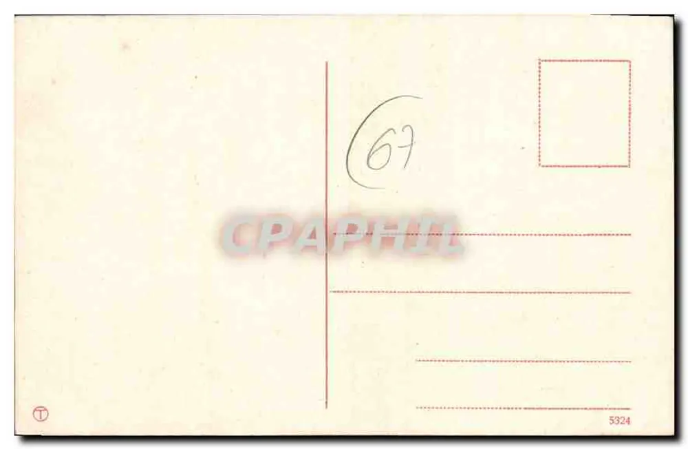 Estrasburgo i. E. — Schwarzwaldstrasse — Rua da Floresta Negra — editor T, n° 5324 - Verso