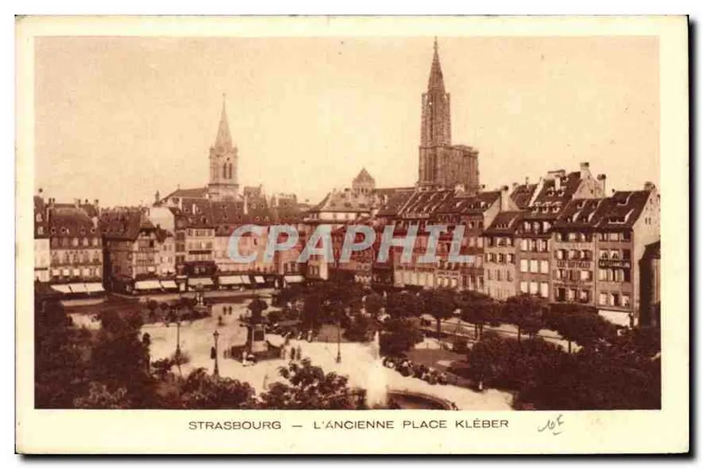Estrasburgo — A Antiga Praça Kléber — Braun & Cie, Imp. Mathaus-Dornach, Número 321 - Frente