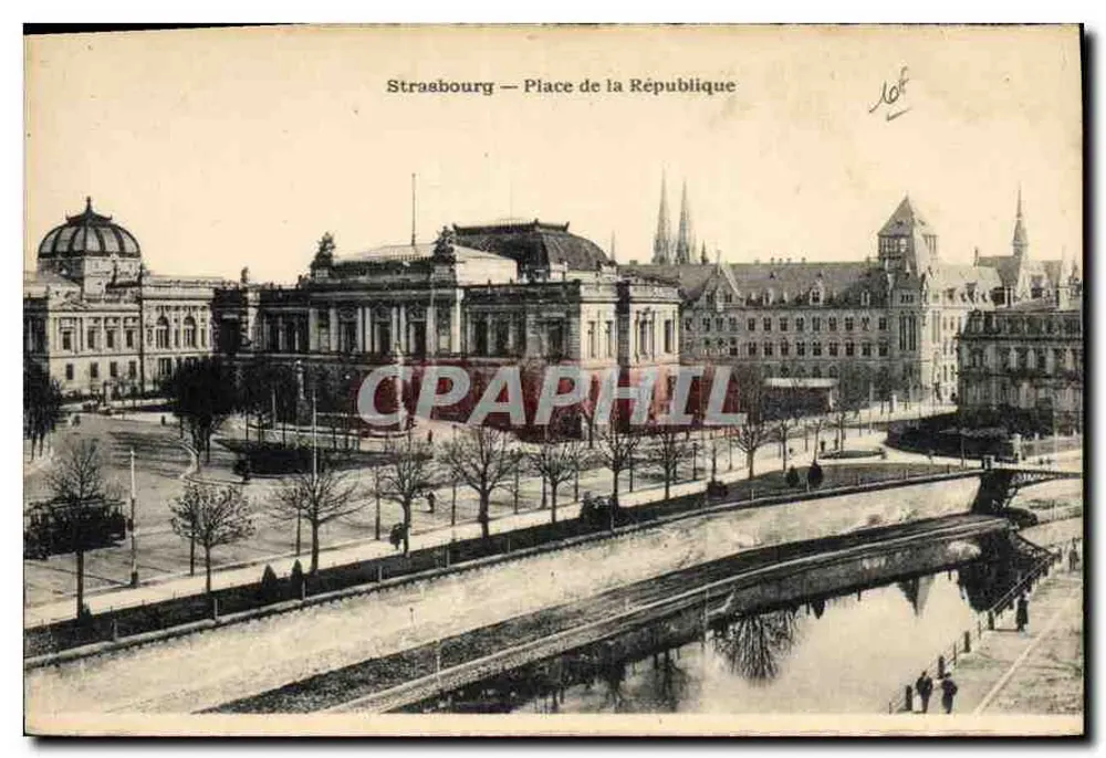 Strasbourg — Place de la République — Felix Laib, editor - Frente