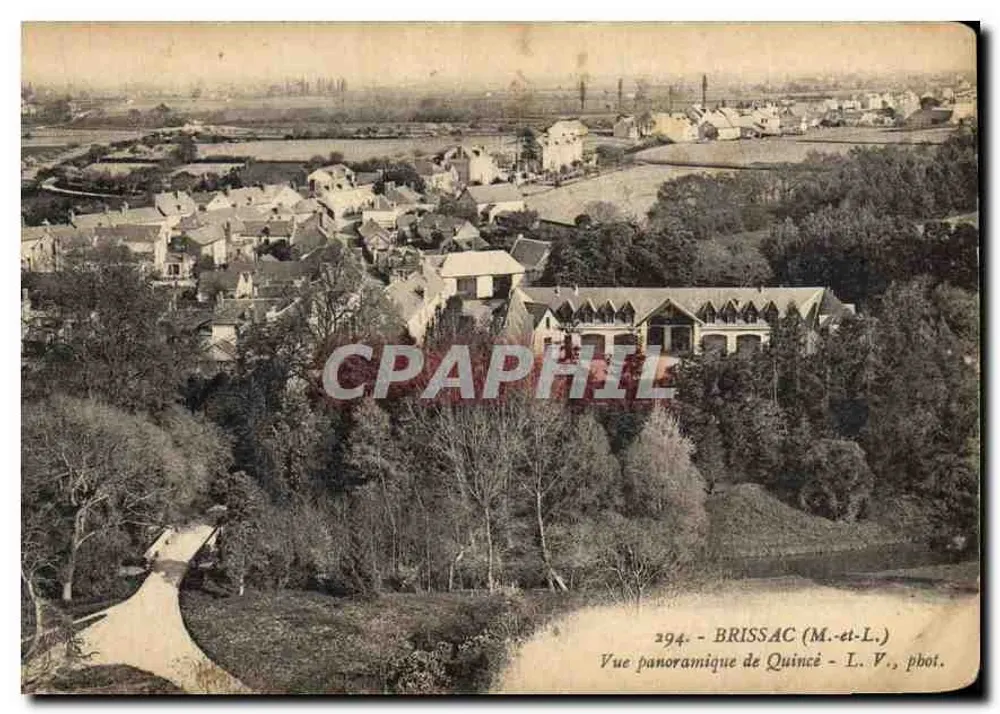 Brissac (M.-et-L.) — Panoramablick auf Quincé — L. V., phot. - Vorderseite