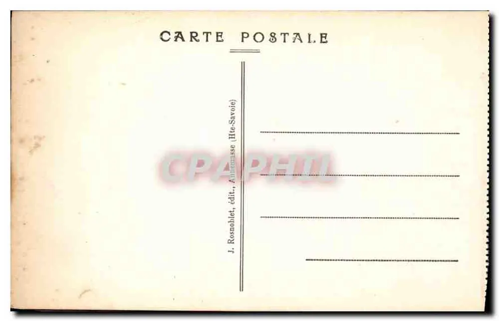 Séracs de Bionnassay über dem Col de Voza — 18. — Verleger J. Ronnhlet, Annemasse (Haute-Savoie) - Rückseite