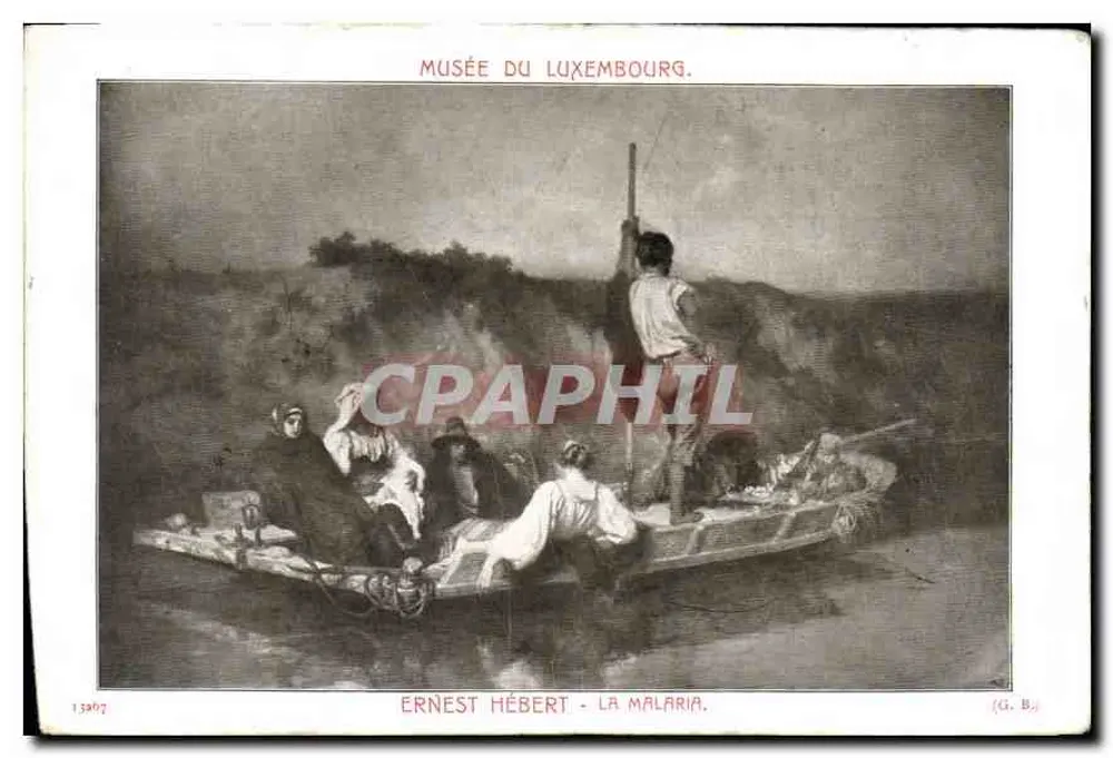Museu do Luxembourg — Ernest Hébert - A Malária — (G.B.) - Frente