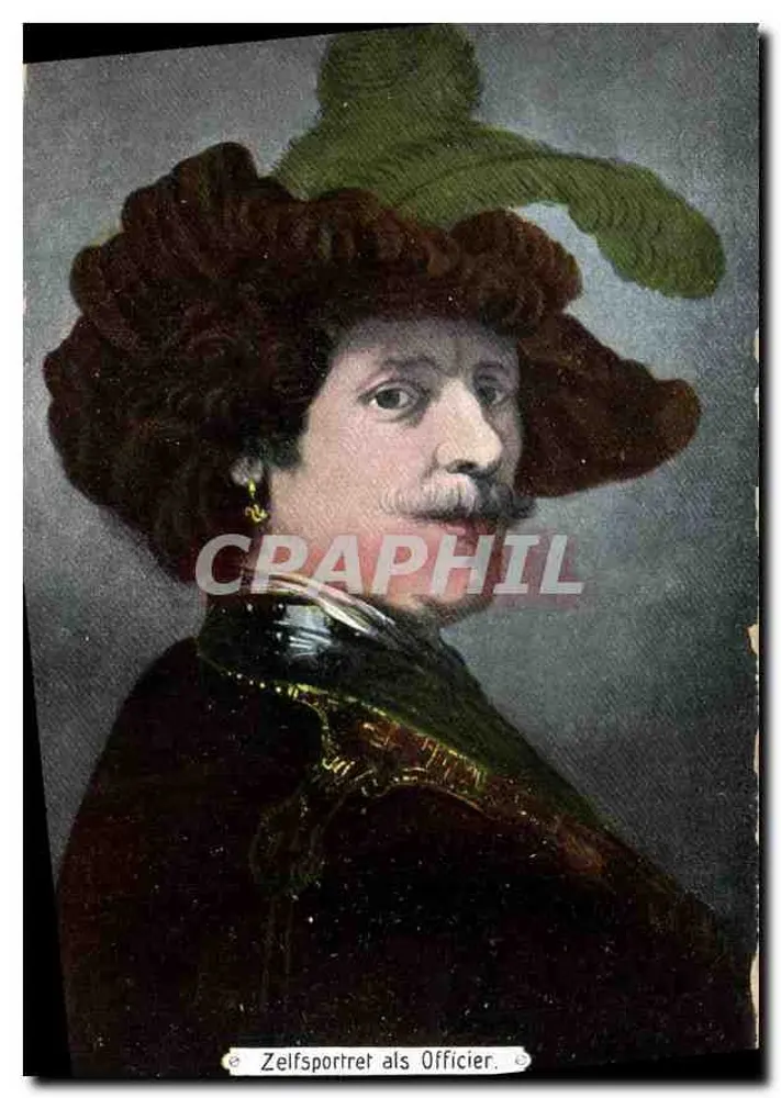 Autoportrait d'un officier — Zelfsportret als Officier — editor J. H. S. I. A. Collection Rijksmuseum, n°3 - Frente