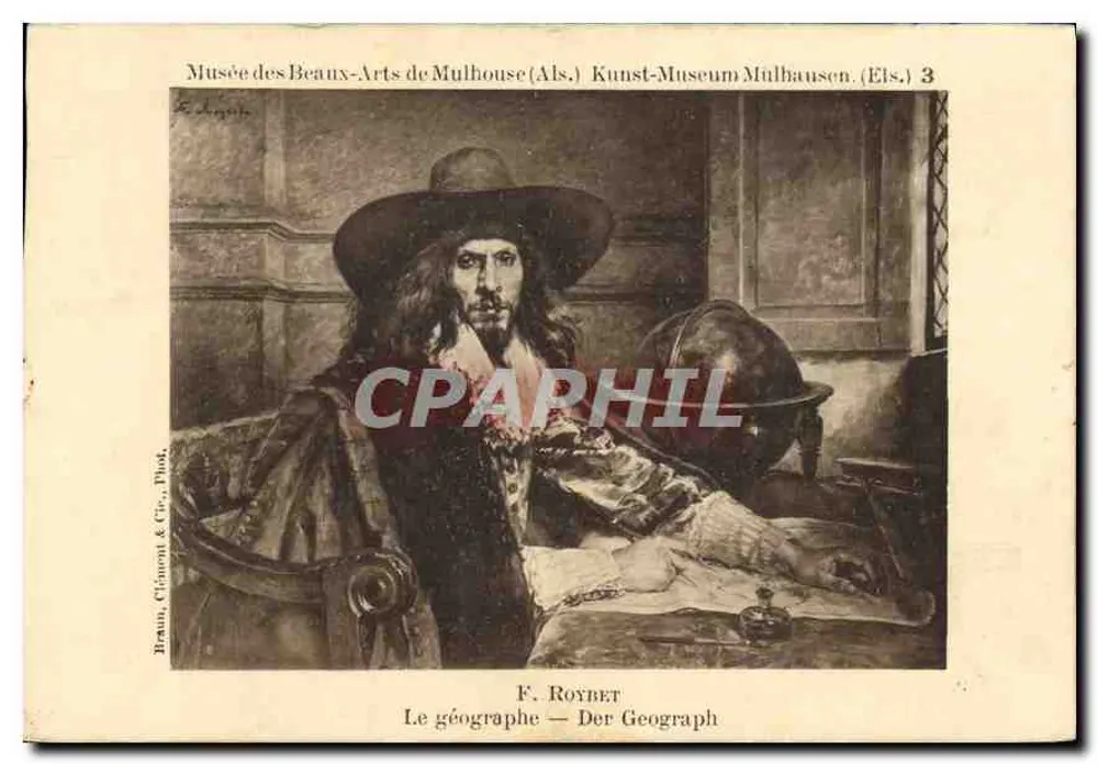 F. Roybet — O geógrafo — Museu dos Belos-Artes de Mulhouse (Als.) - Frente