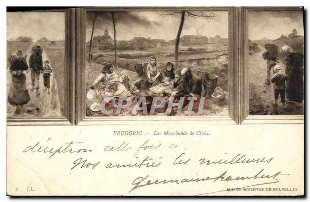 Os Vendedores de Giz — Frederic — Museu Moderno de Bruxelas - Frente