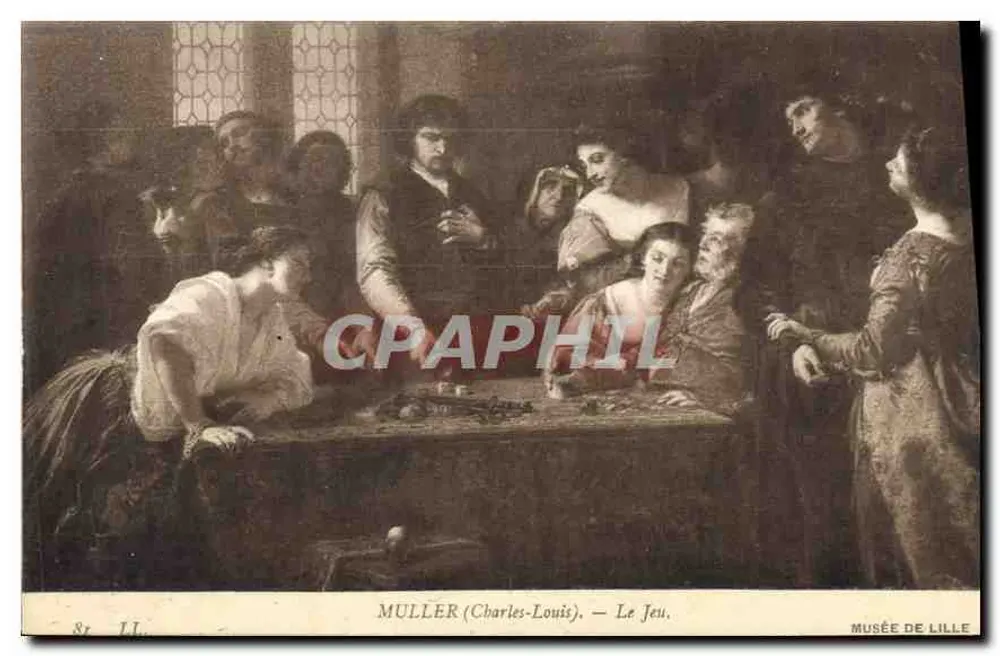 Muller (Charles-Louis) — O Jogo — Museu de Lille - Frente