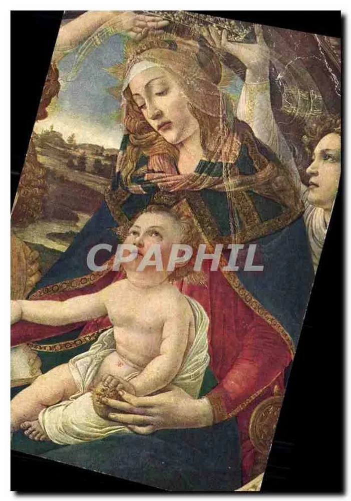 Madonna del Magnificat — reproduction de la Galerie degli Uffizi — éditeur: BOTTIGELLI - Frente