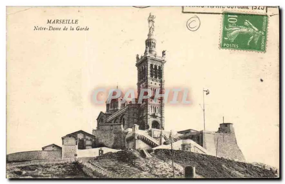 Marseille — Nossa Senhora da Guarda — editor não identificado - Frente