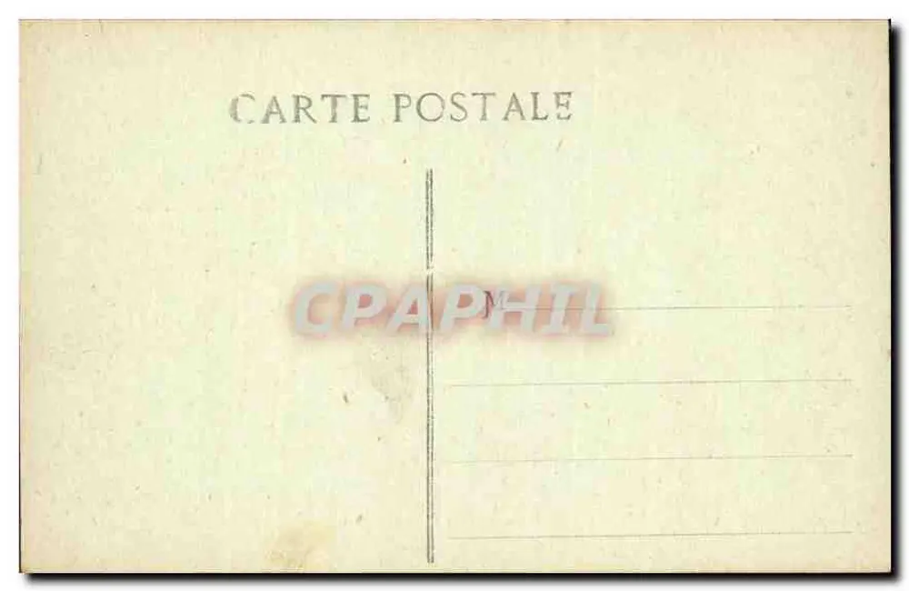 MARSEILLE - Quartel Audeoud — I.P. - Verso