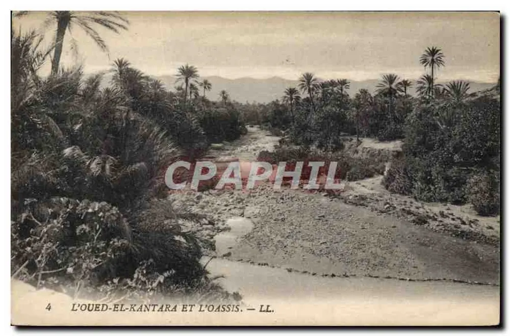 Oued-El-Kantara e o Oásis — LL. — Imp. Lévy Filhos e Cia, Paris - Frente
