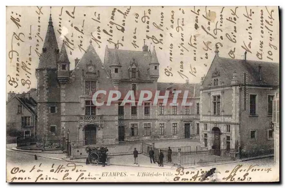 Etampes — Het Stadhuis - Voorkant