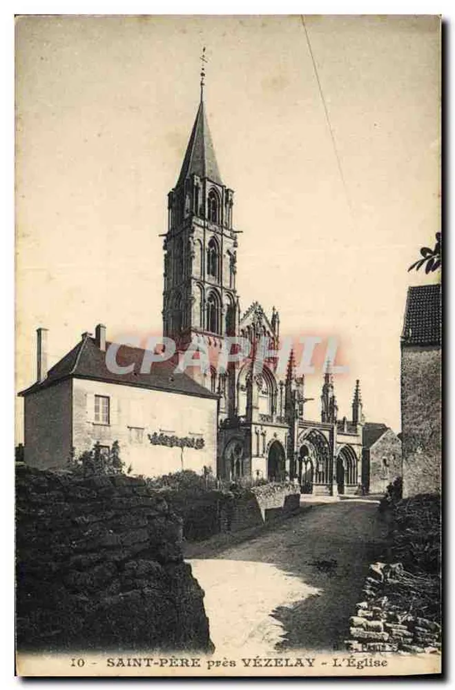 Saint-Père perto de Vézelay — A Igreja — n°10 - Frente