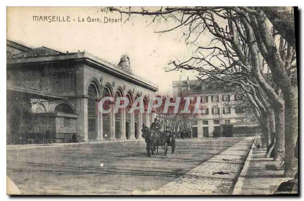 Marseille - A Estação, Partida — editor não visível - Frente