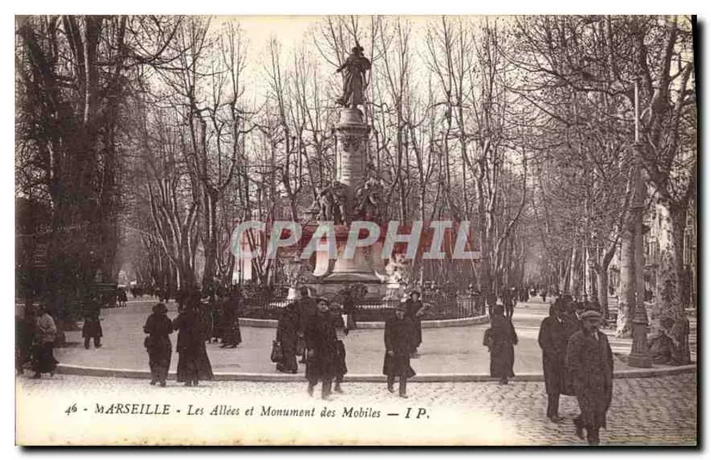 Marseille - Die Alleen und Denkmal der Mobiles — I.P. - Vorderseite