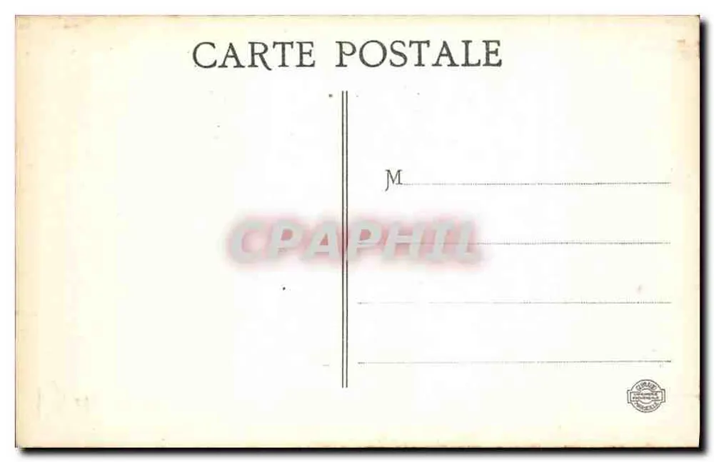 Marseille - Die Alleen und Denkmal der Mobiles — I.P. - Rückseite