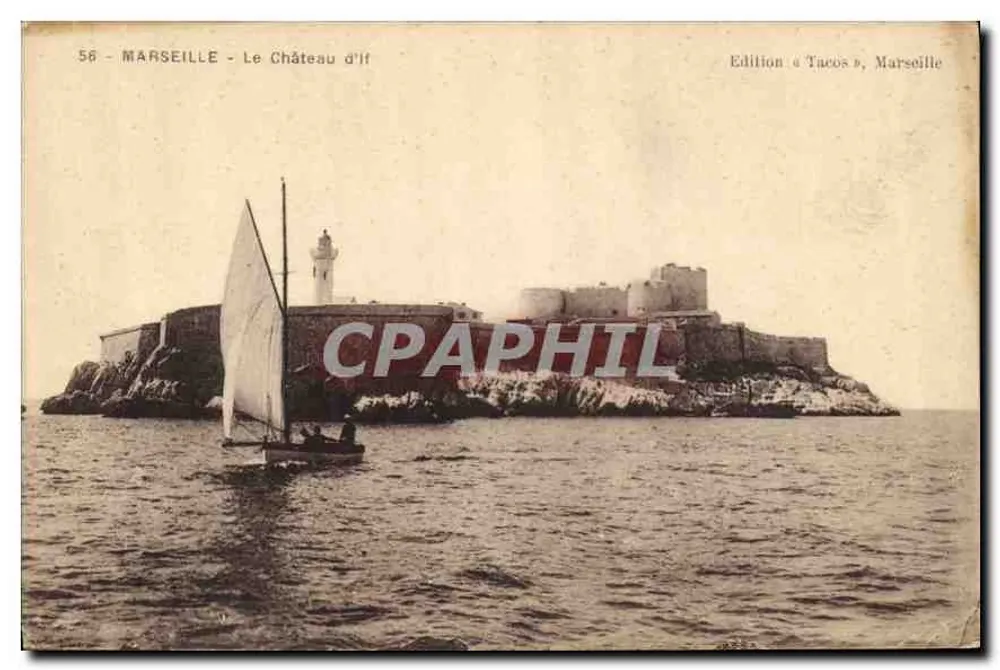 Marselha - O Castelo de If — Edição « Tacos », Marselha - Frente