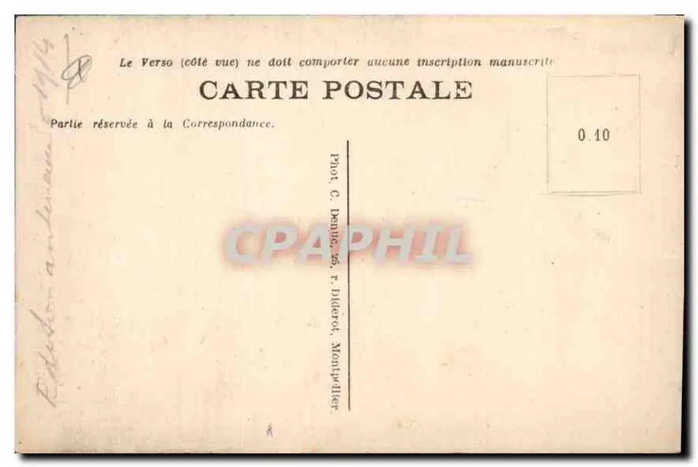 AIGUES-MORTES — A Torre dos Borgonheses — Edit. J. Lyches - Verso